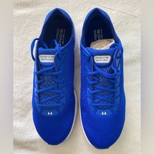 Blue hive under armour running shoes size 12